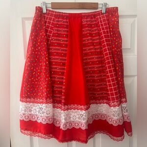 Vintage Little House Creations prairie skirt L